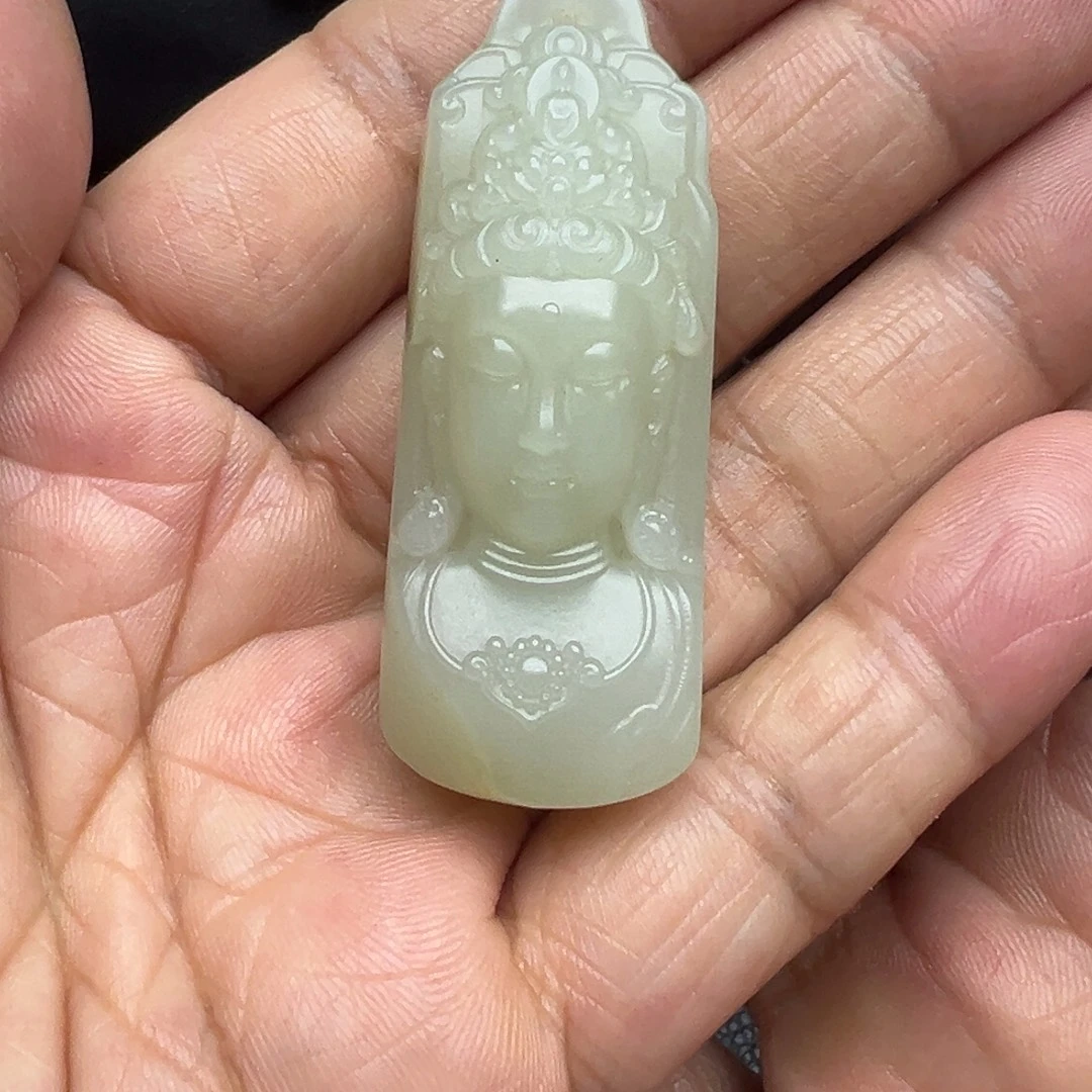 和田玉（糖玉）未镶嵌吊坠(不含链)