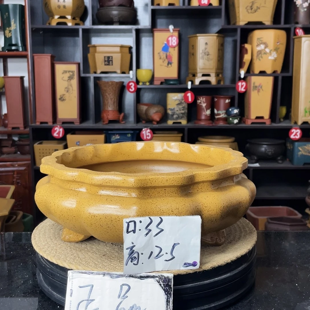 紫砂花盆-婉秋紫砂