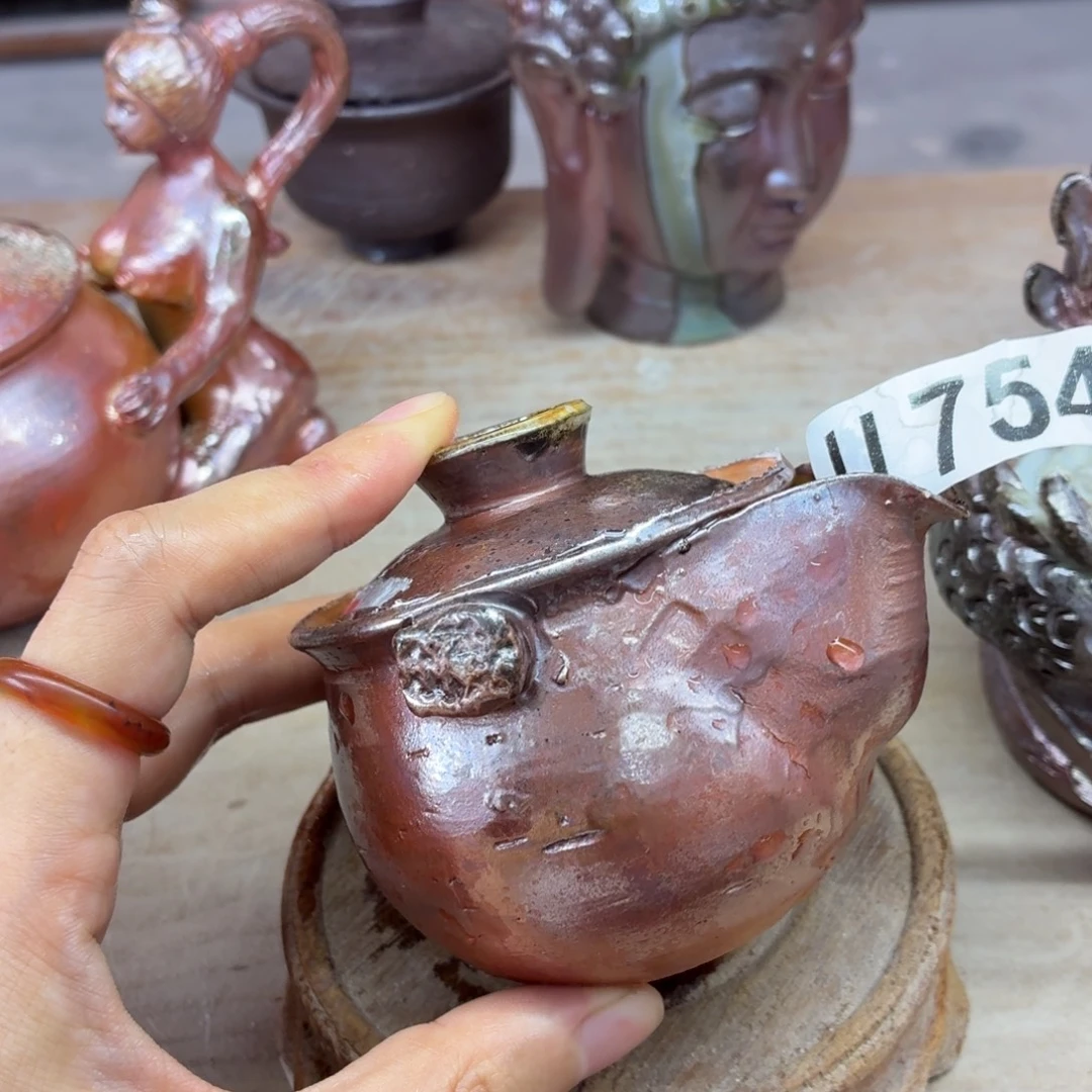 陶园柴烧精品好货724泥纹