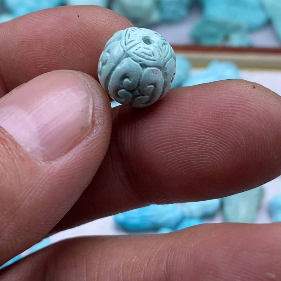 绿松石未镶嵌珠宝半成品