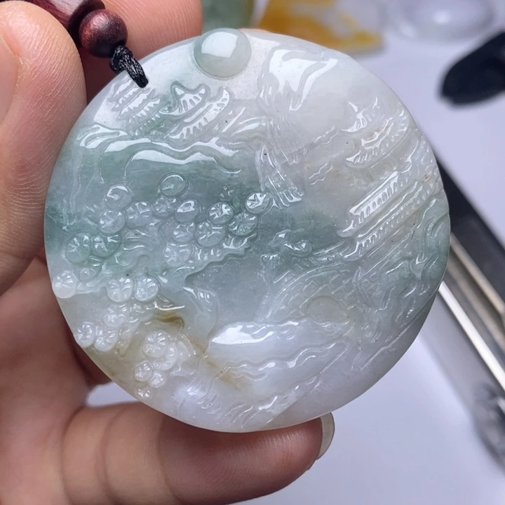 颈饰未镶嵌翡翠翡翠