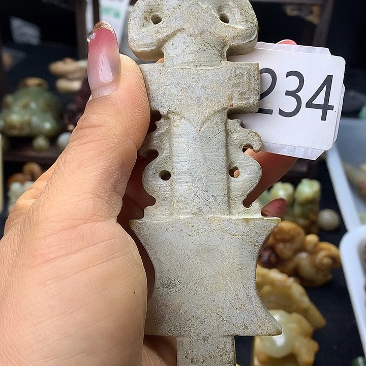 和田玉银S925镀金镶嵌颈饰