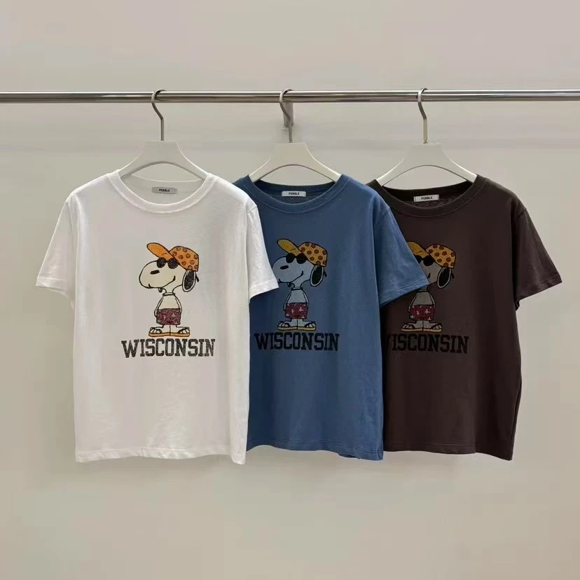 东大门pe帽子狗短袖T恤/NO退换