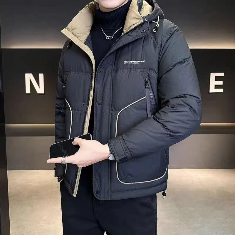 2024冬季滑雪保暖锁温男士潮流短款百搭时尚休闲外套8829款2
