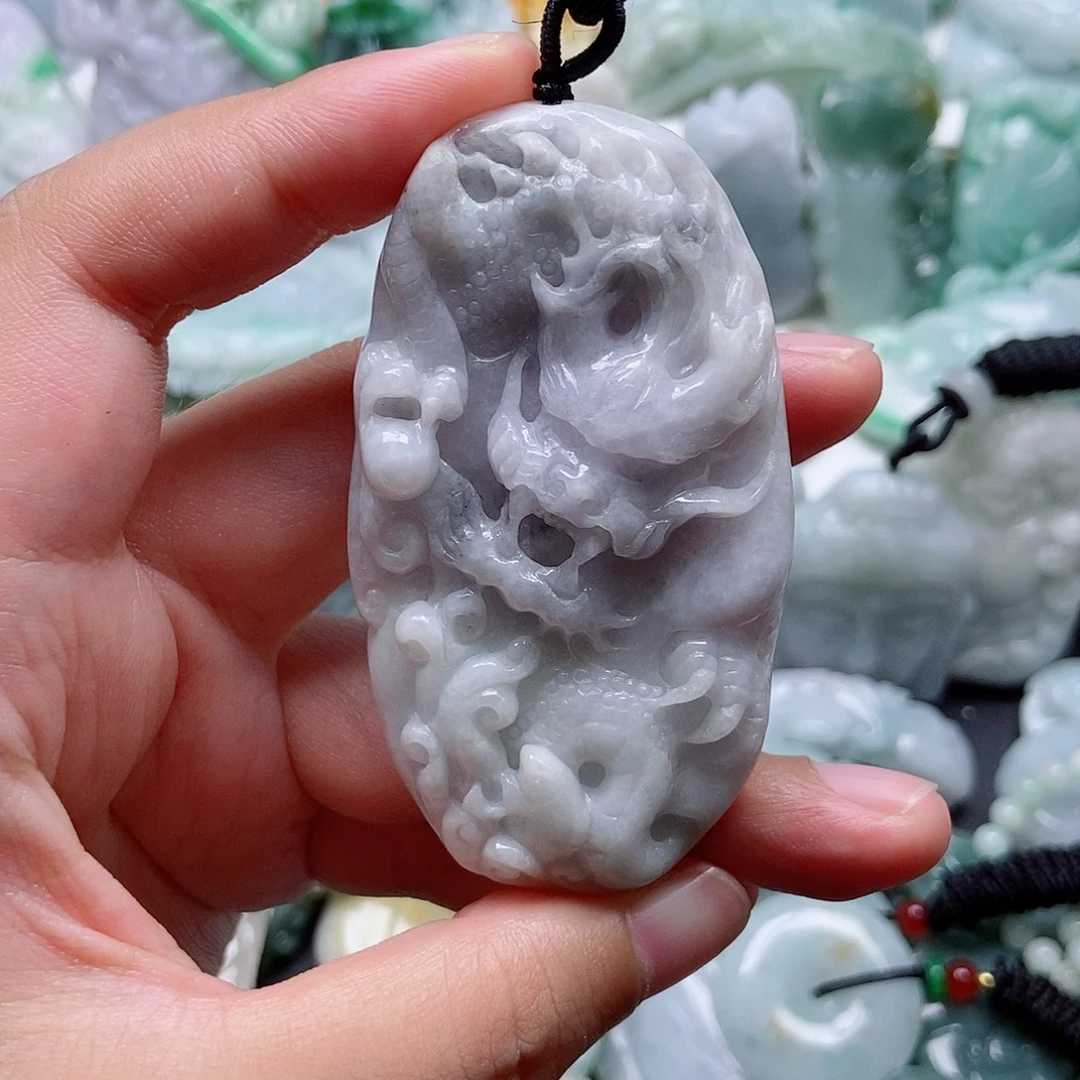 翡翠未镶嵌吊坠(不含链)1