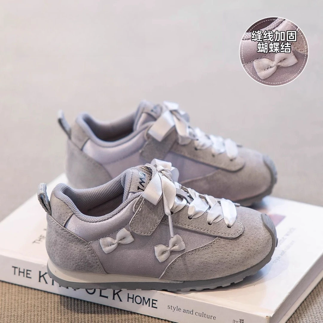 ABC女童鞋子2025春秋新款儿童德训鞋女宝运动板鞋休闲开春鞋轻便