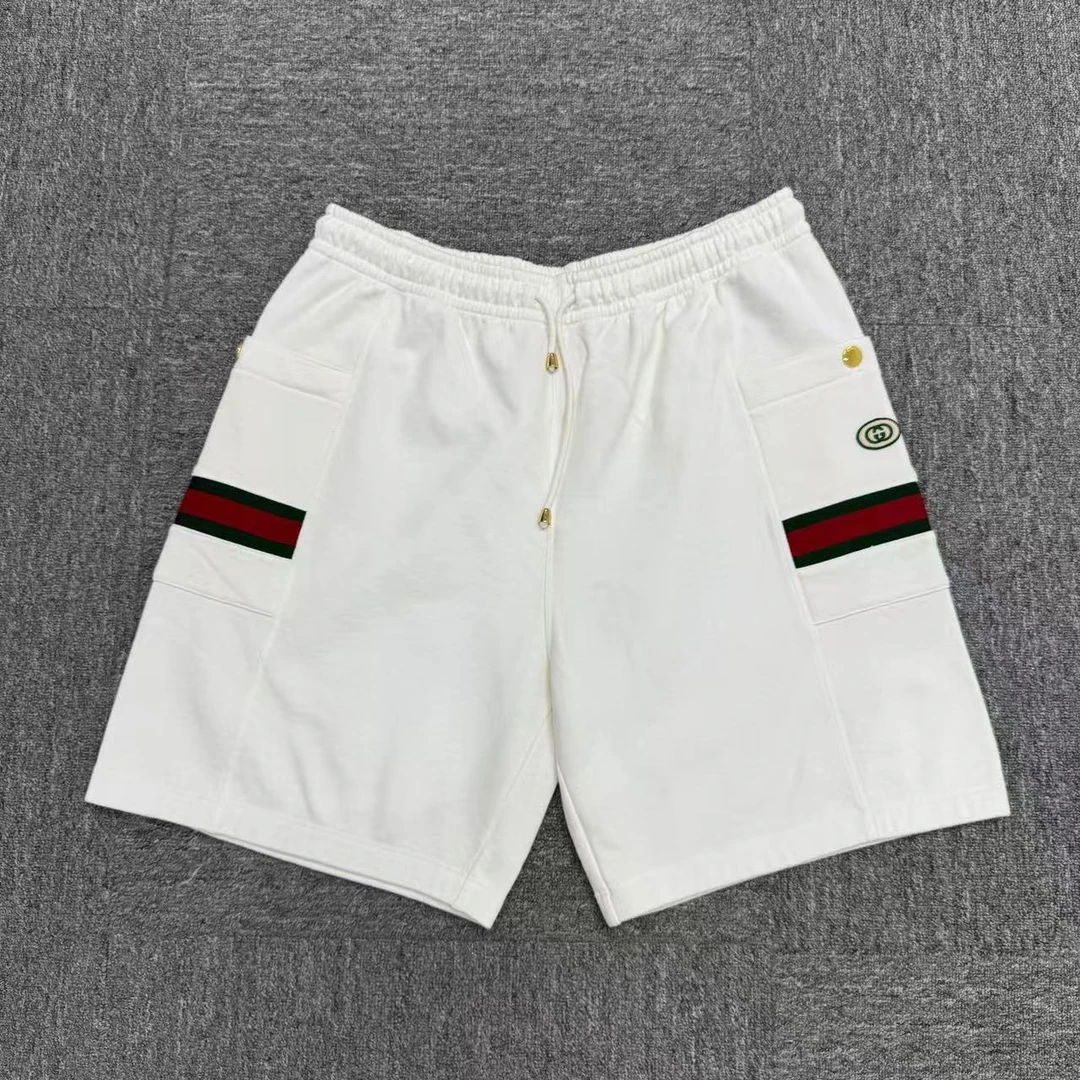 99新 GUCCI/古驰 刺绣徽标短裤/L码/16468