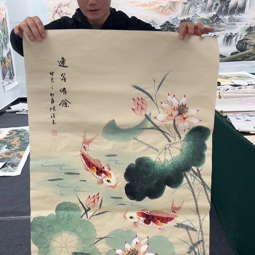 国画宣纸国画作品纯手绘