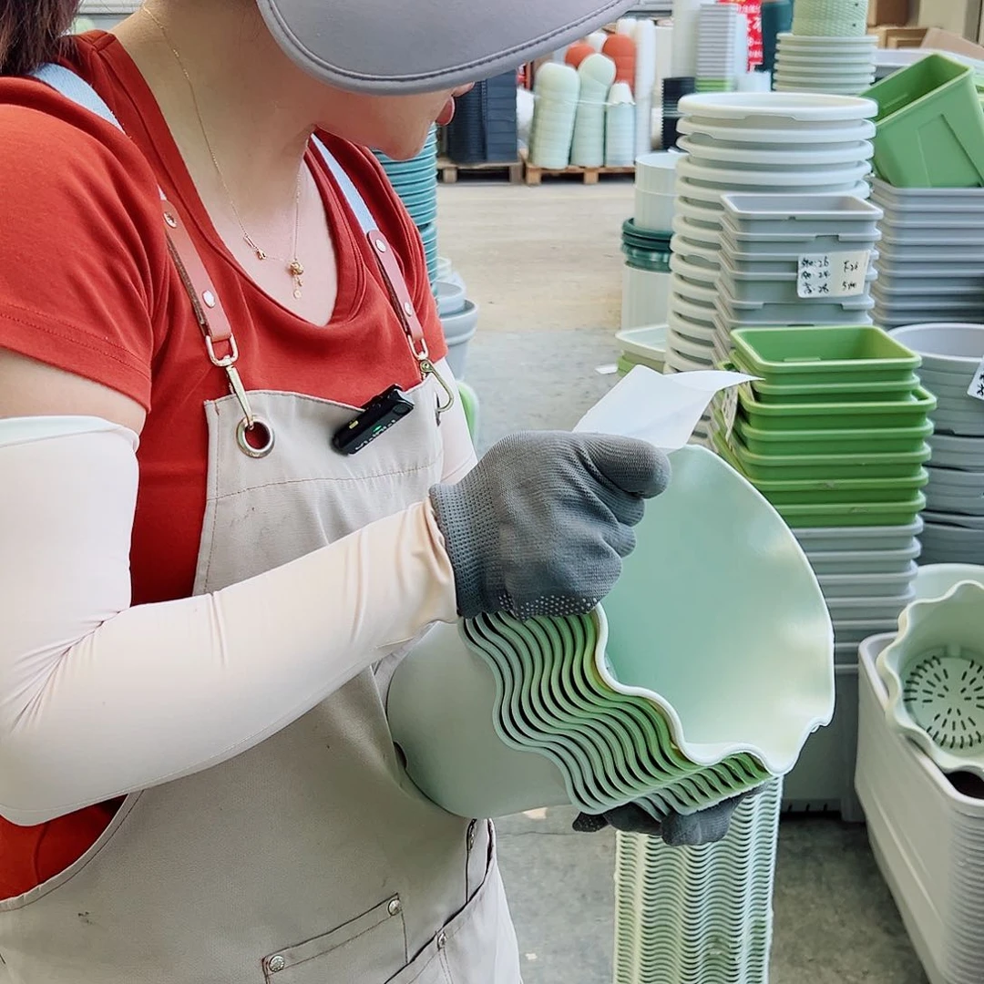 瑕疵荷叶2#米白色6个无托