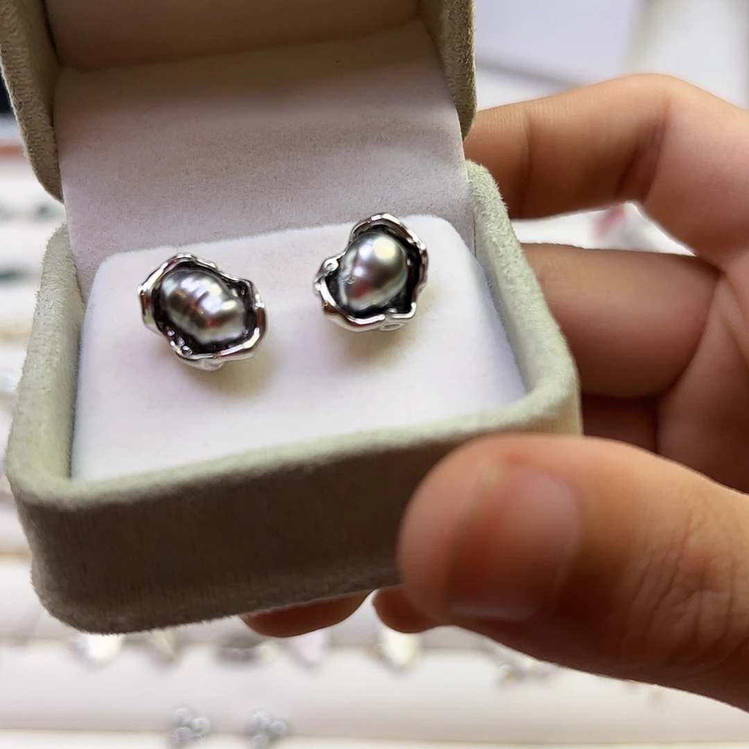 海水珍珠颈饰银S925镶嵌