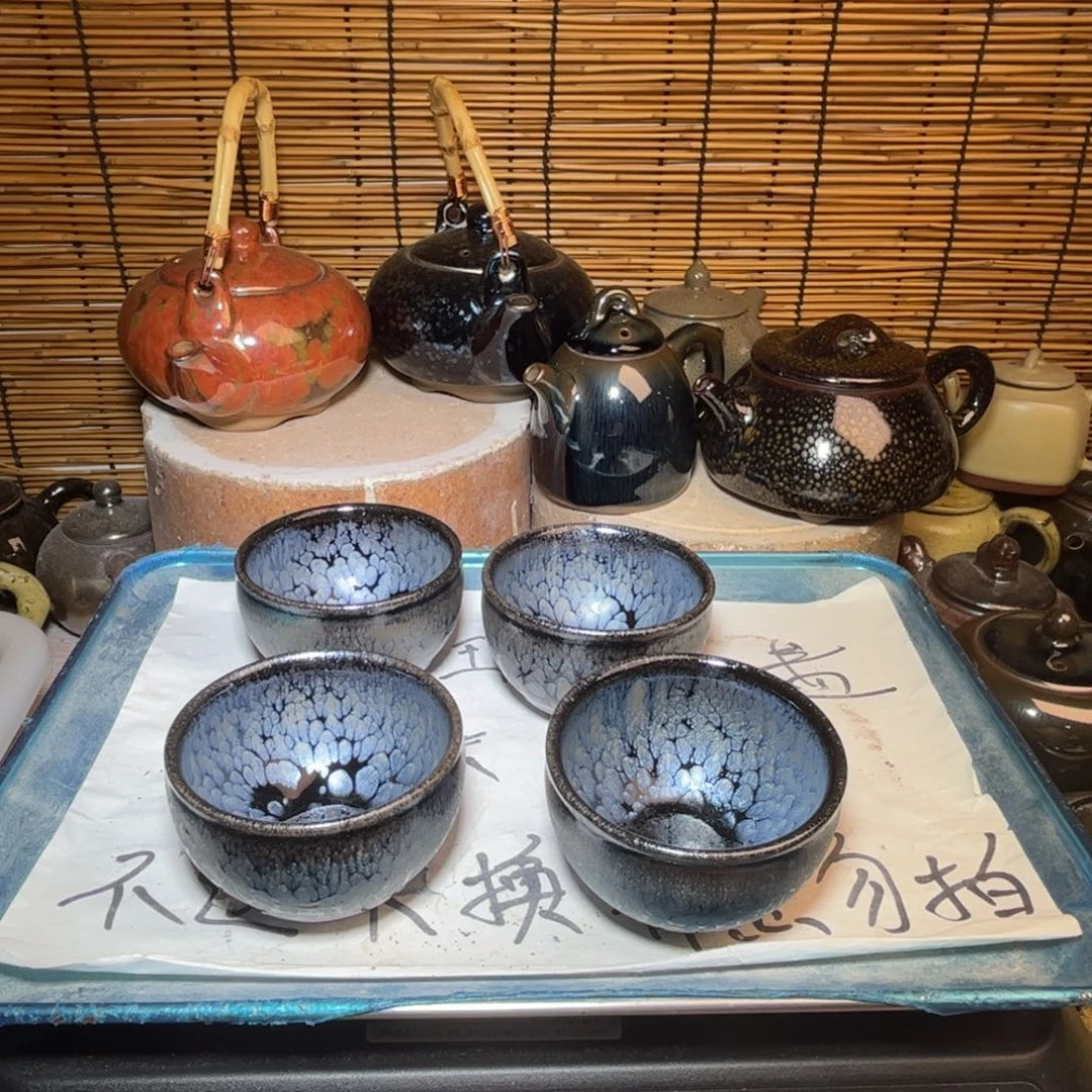 茶盏建窑建盏 微瑕作品