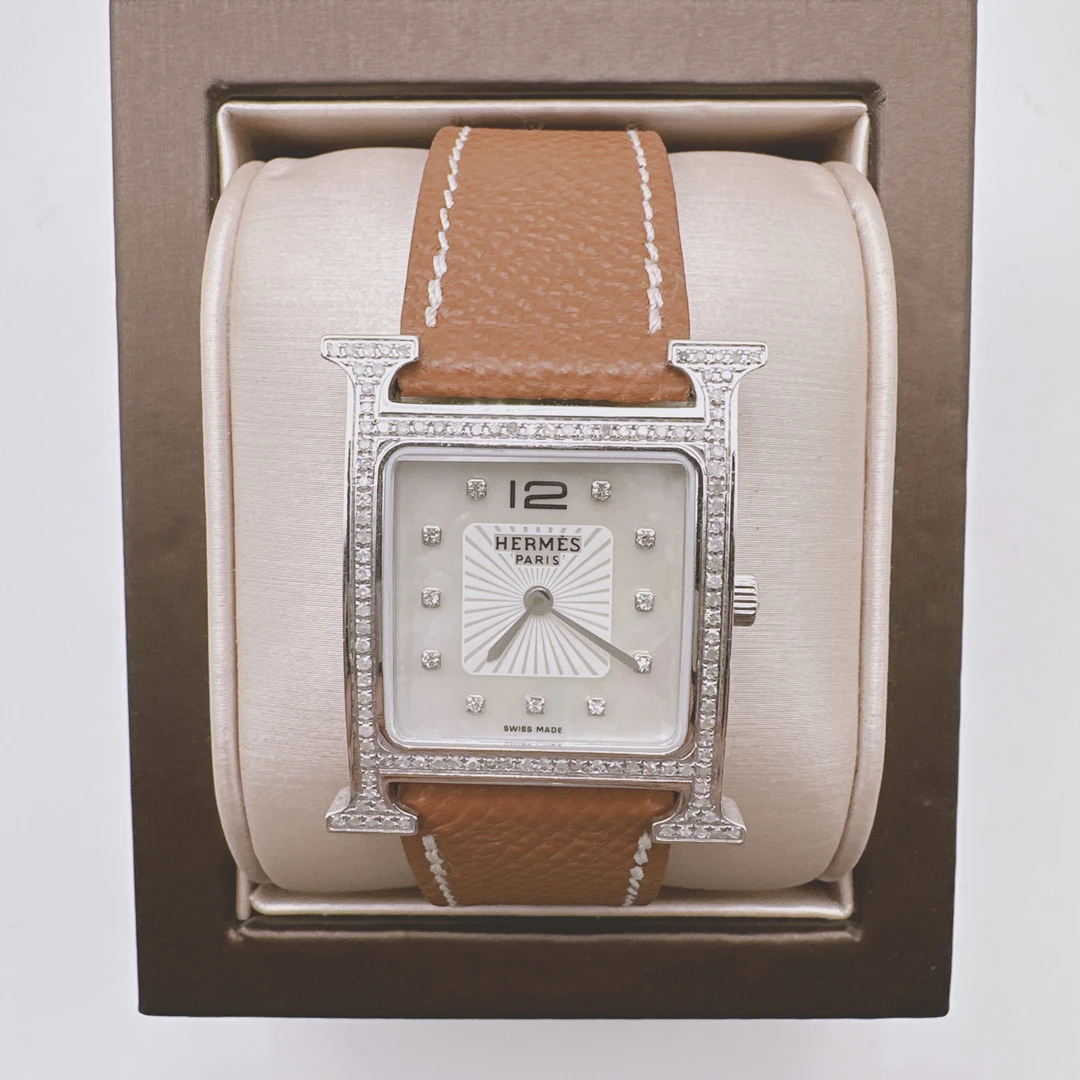95新 Hermes/爱马仕 大爱马仕35123石英赠送手表赠送手链