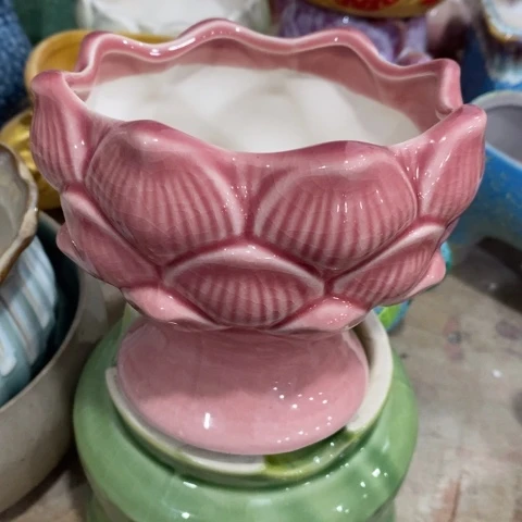 D火锅粉色313131陶瓷