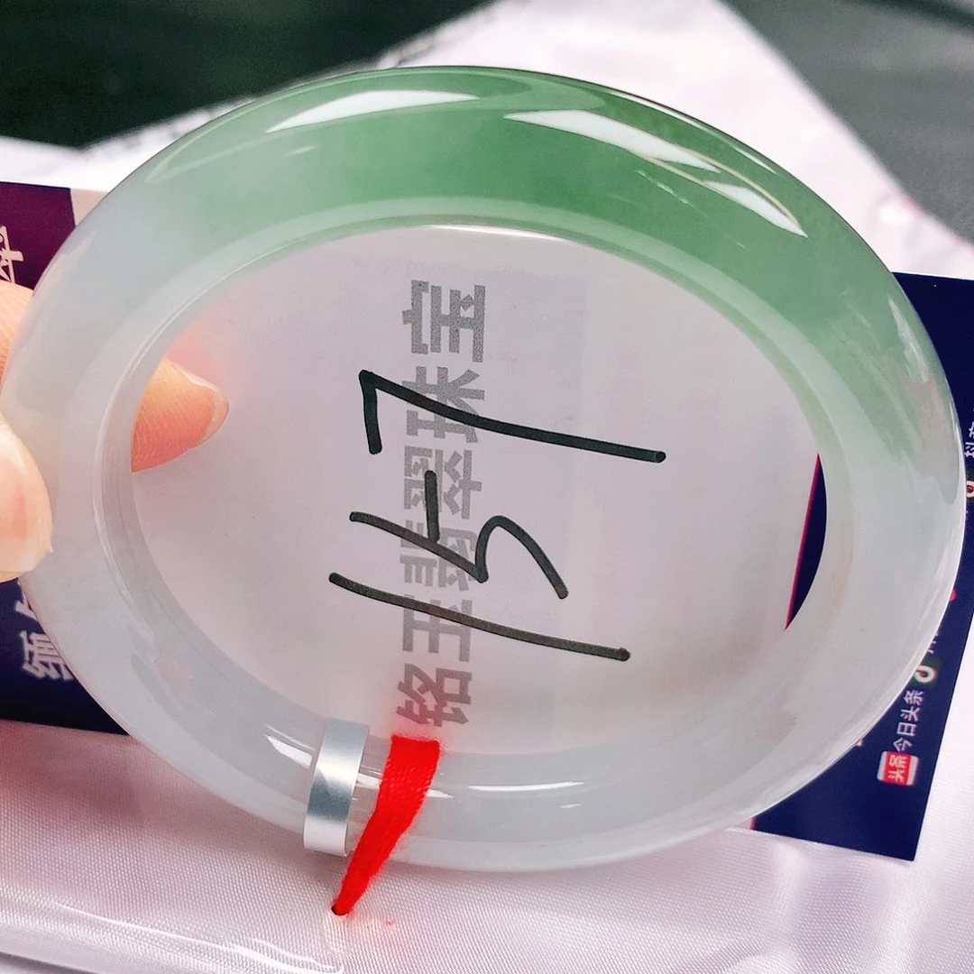 翡翠未镶嵌手镯缅甸天然a货翡翠手镯