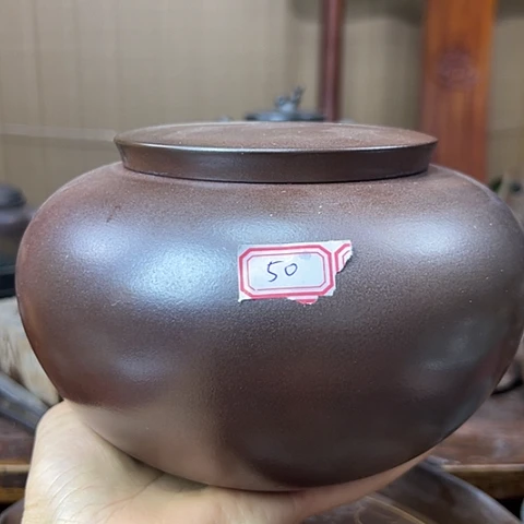 泓***毅戬谷龙窑坭兴陶柴烧壶50