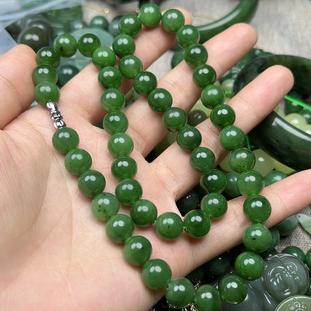 和田玉（碧玉）未镶嵌颈饰