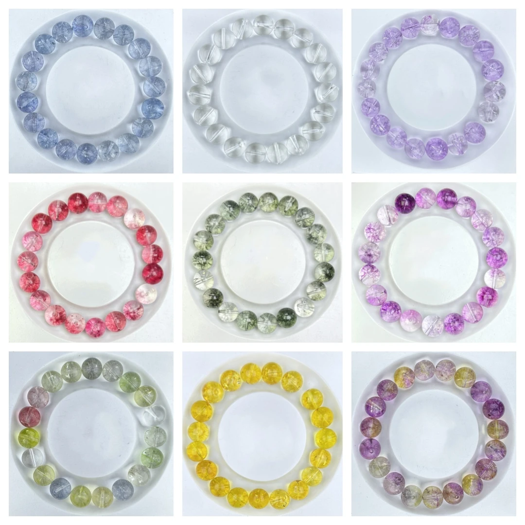 白水绿幽黄阿塞紫啊赛紫幽散珠猫眼散珠DIY 圆珠