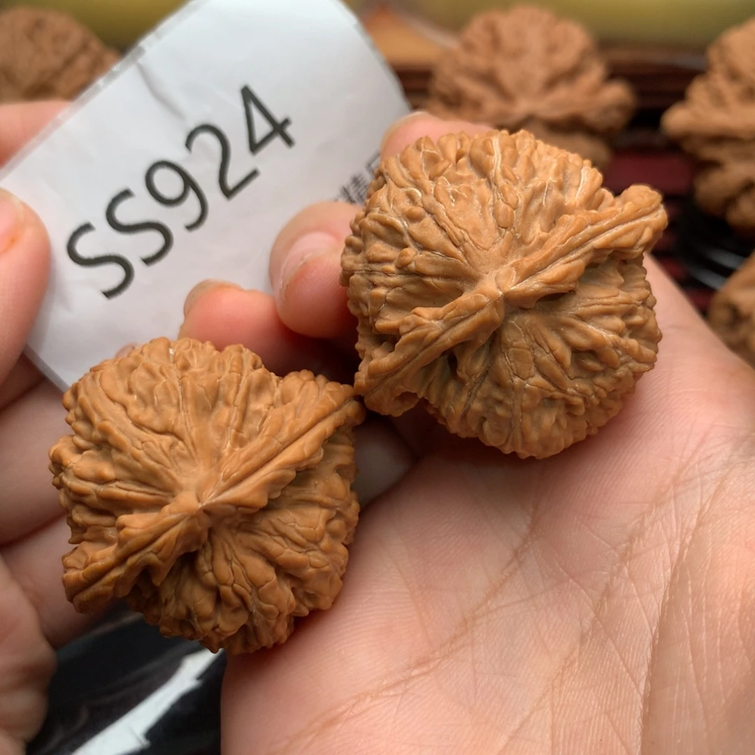 把件文玩核桃全品白狮子39