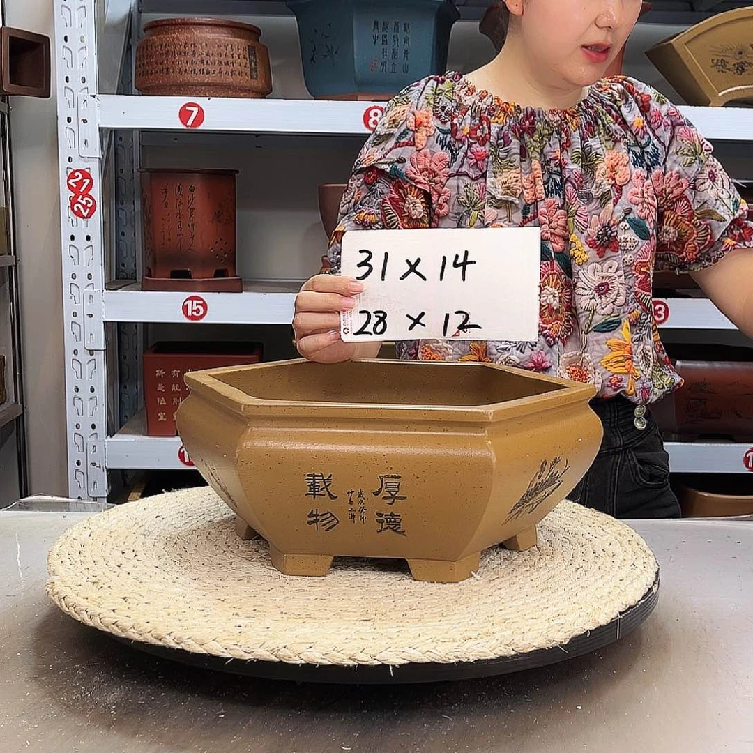 紫砂花盆紫砂花盆