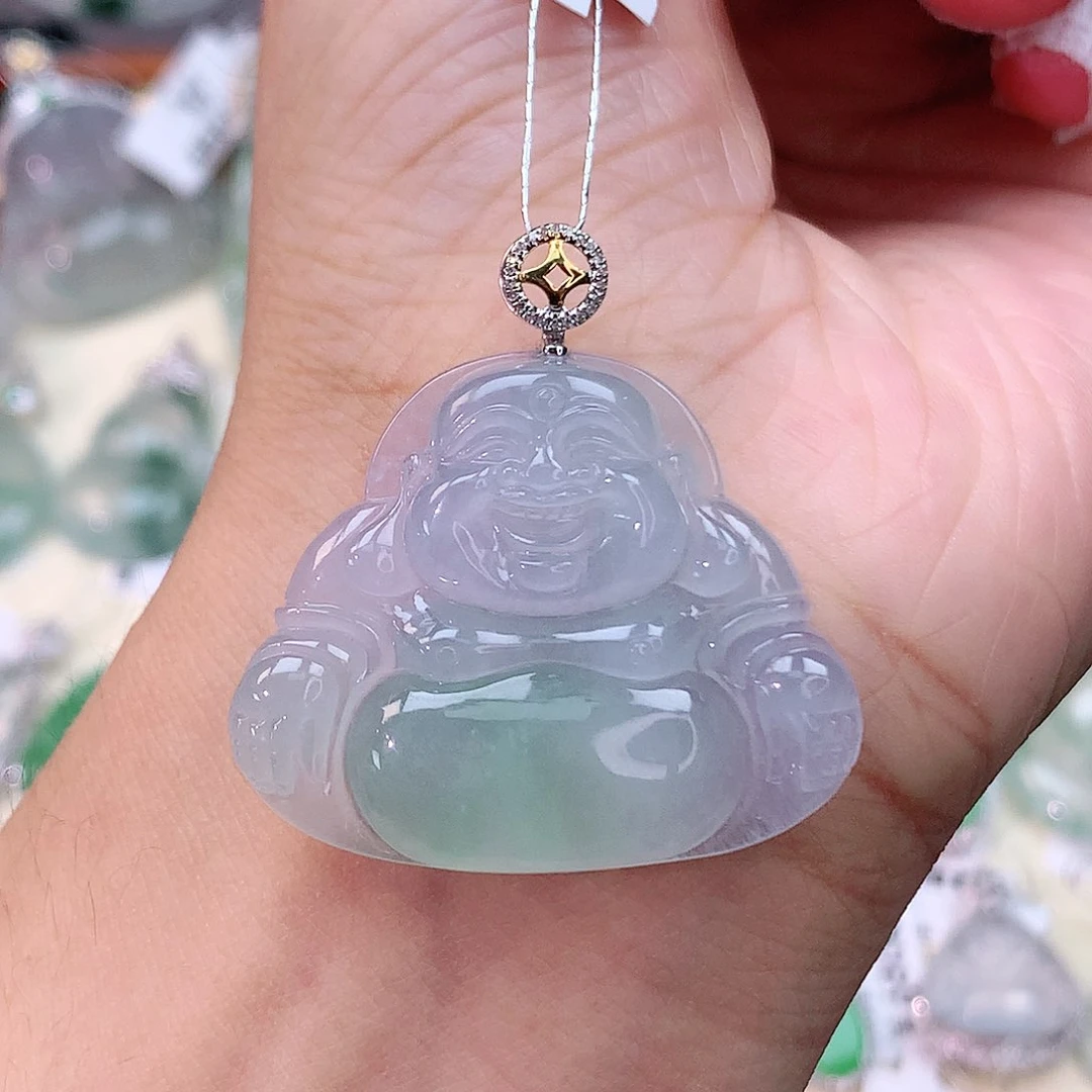 颈饰未镶嵌翡翠狼**?佛公