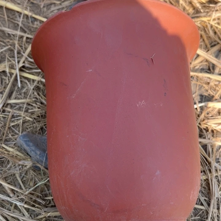 红陶紫砂兰花盆高23