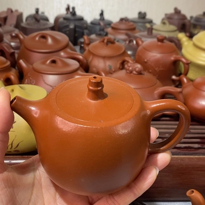 紫砂茶壶微瑕处理一把