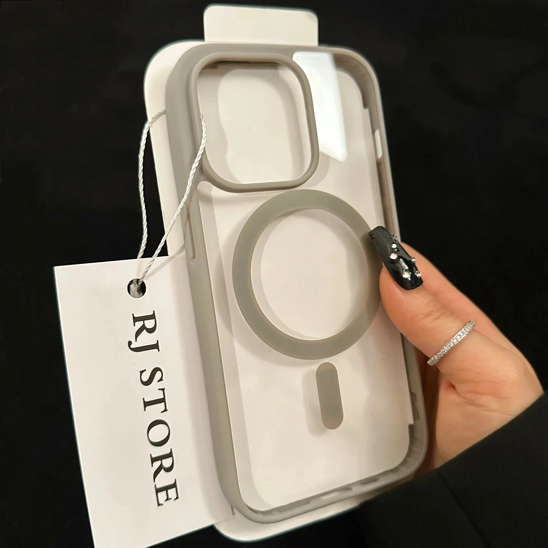 奥菲顿高级无线磁吸适用iPhone16/15promax苹果14/13手机壳12肤感