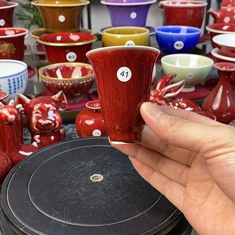 【闪购商品】景德镇名陶雅玩原矿郎红