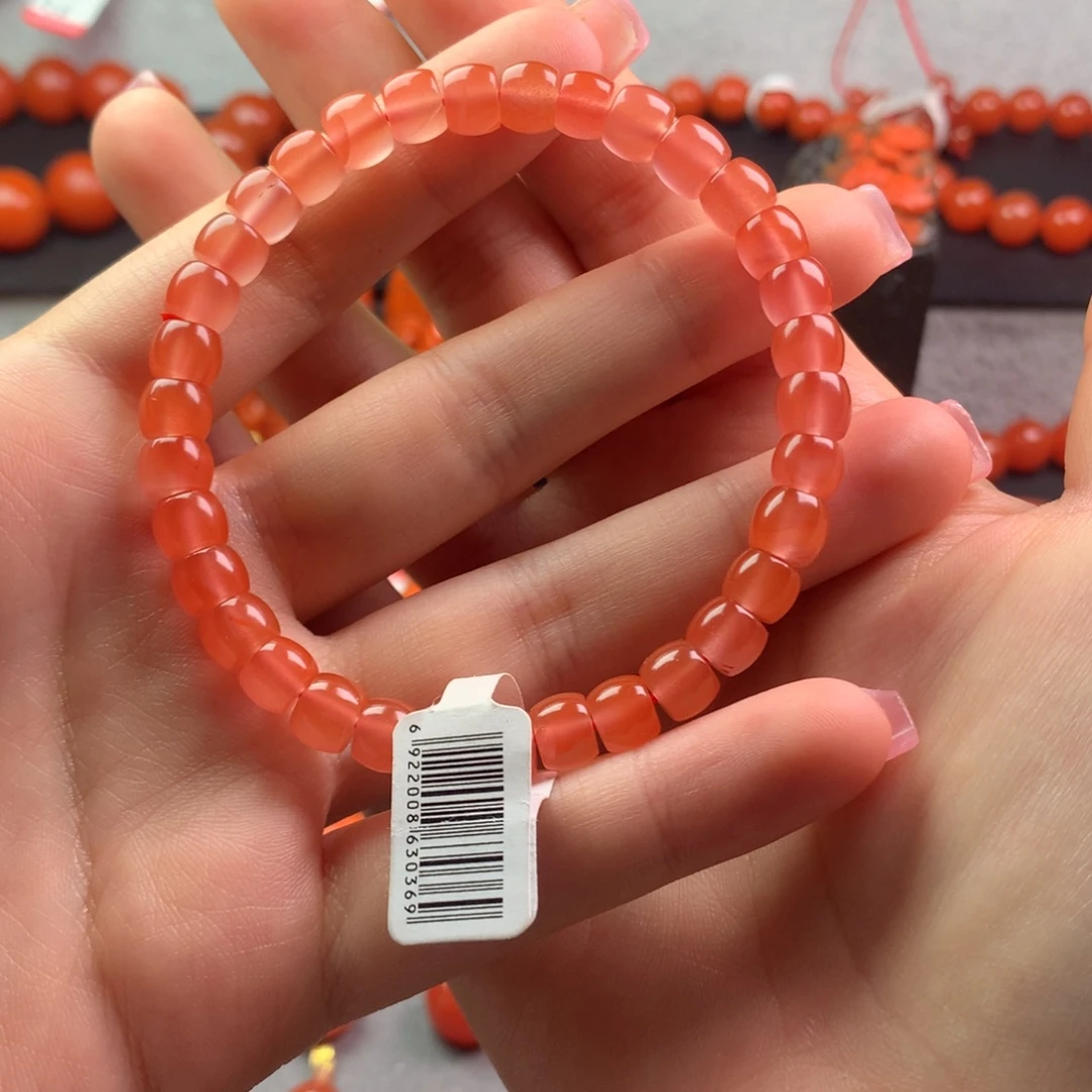 南红玛瑙未镶嵌手串