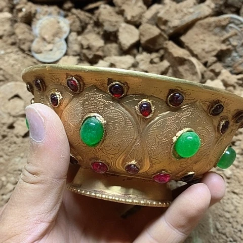 瓷片瓷器紫砂壶摆件