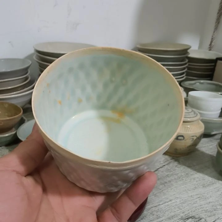 紫砂茶盘雷**行湖田窑小罐子一个