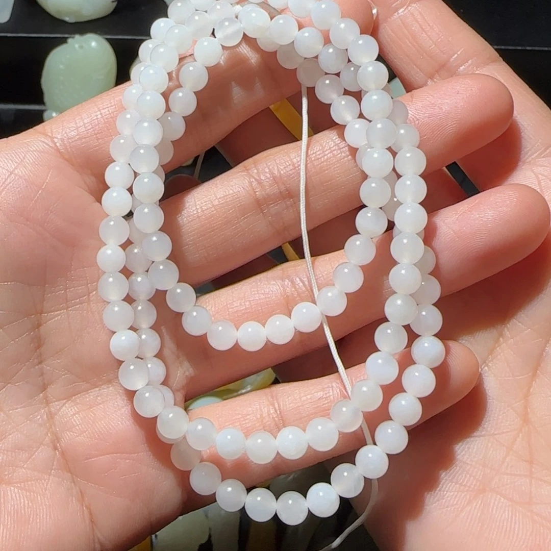 和田玉颈饰未镶嵌单****3