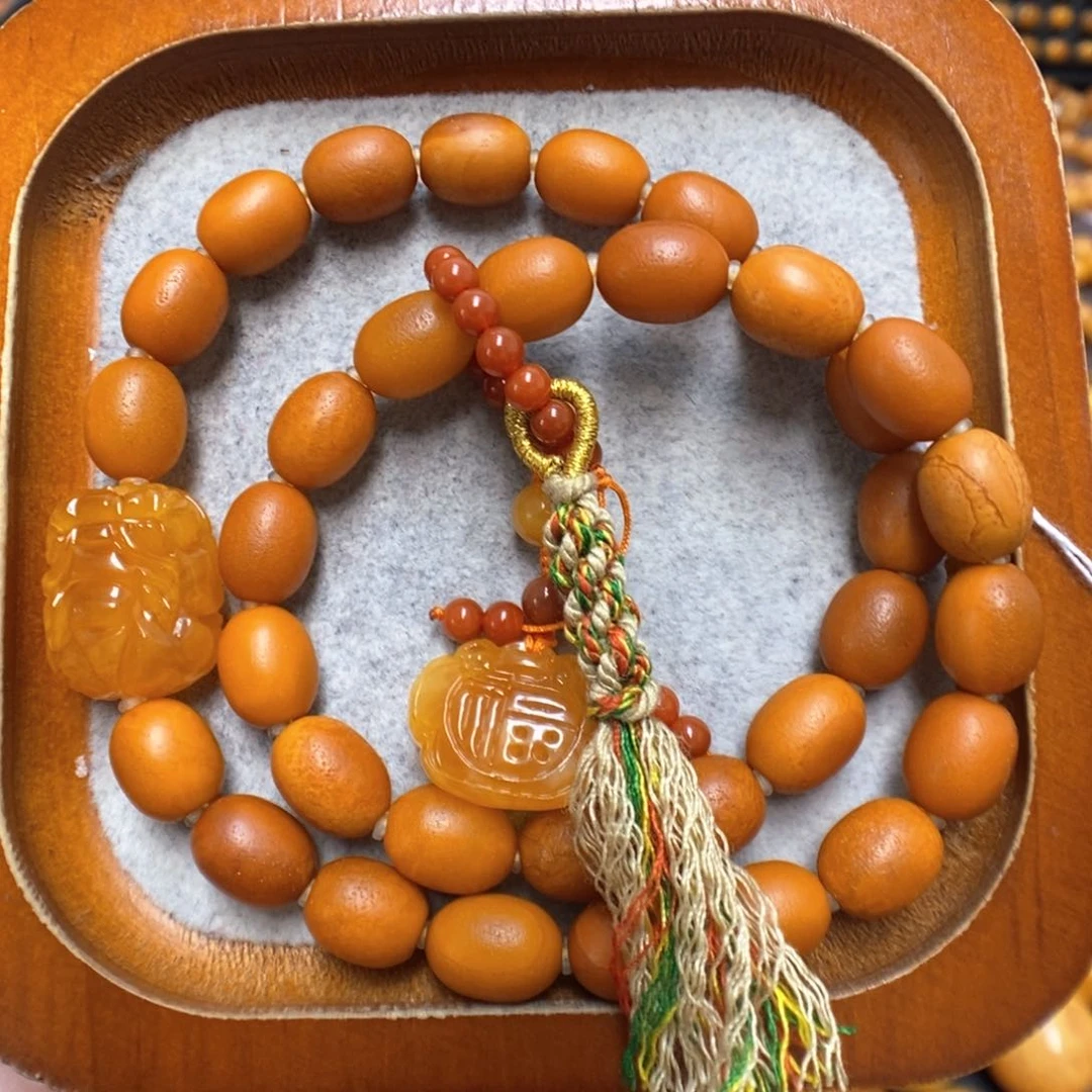 蜜蜡手串未镶嵌蜜蜡手串