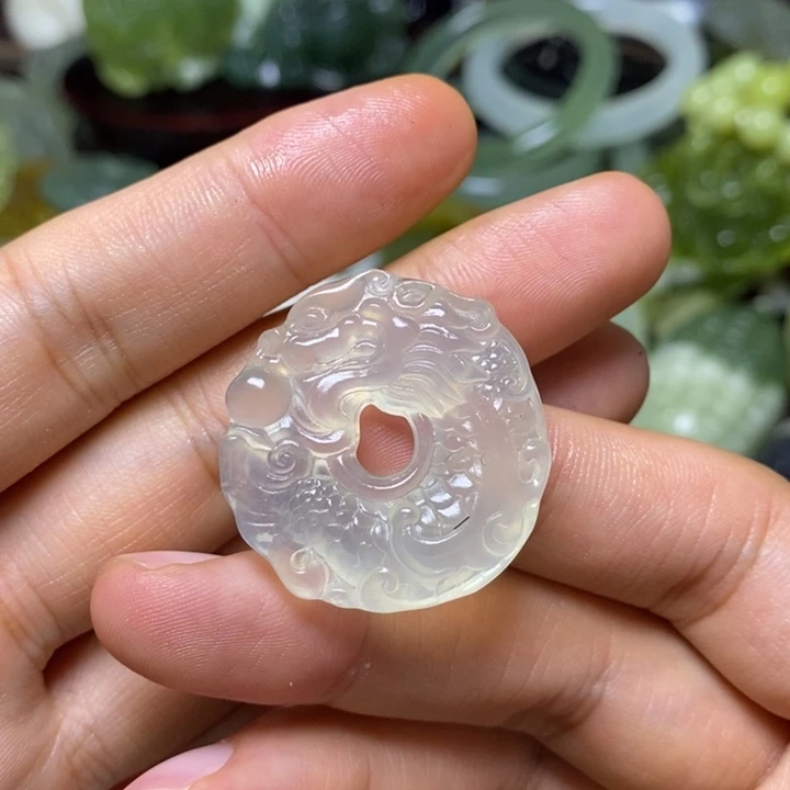 岫玉未镶嵌岫玉挂件