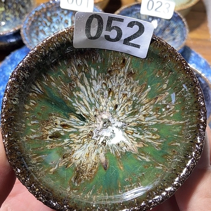 茶盏龙窑柴烧柴烧落灰