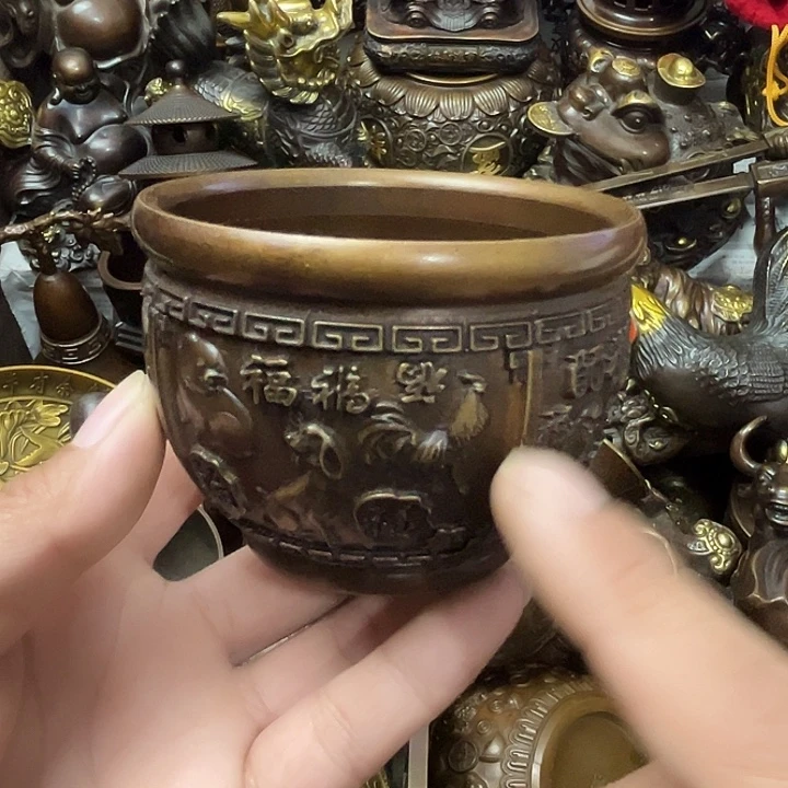 顺顺利利，铜器摆件