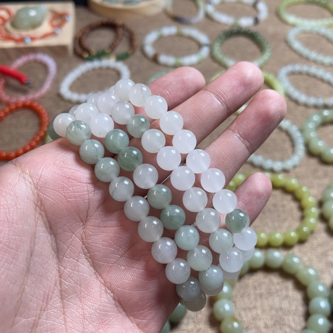 未镶嵌手链石英岩玉