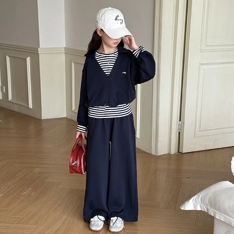 女童秋装套装2025新款儿童衣服春秋款巨好看小女孩洋气炸街运动