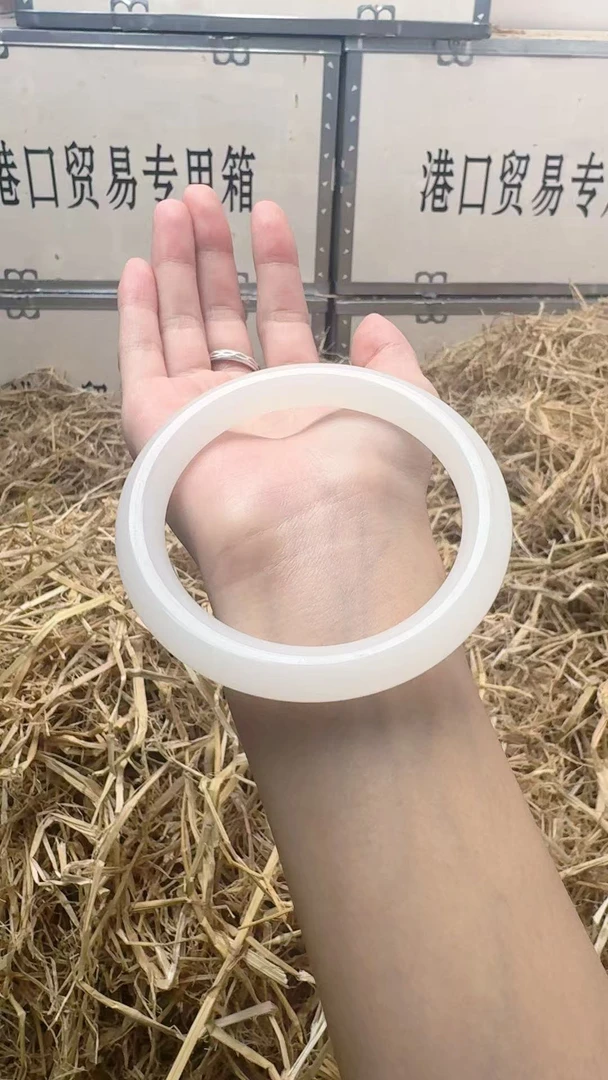 羊白翠雅轩精品手镯