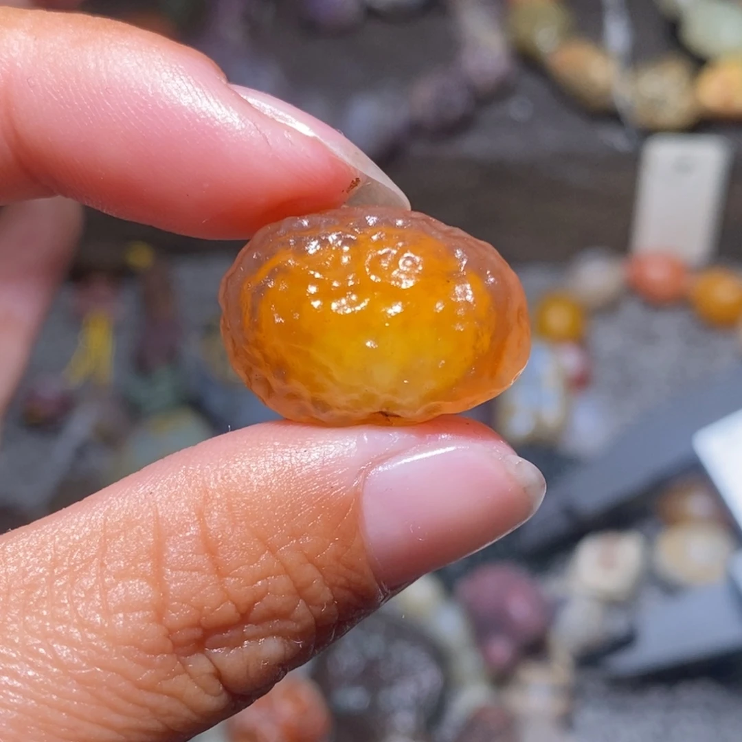 未镶嵌玛瑙/玉髓珠宝半成品