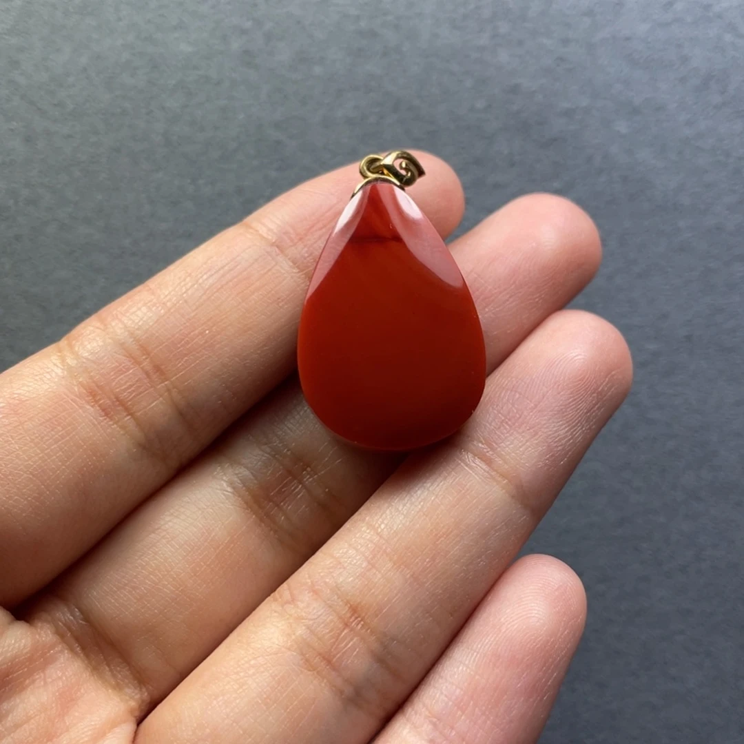 南红玛瑙未镶嵌配饰26.4mm