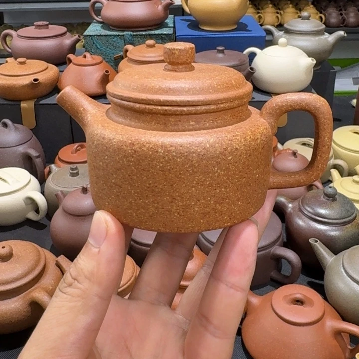 茶壶紫砂黄降坡德钟160cc