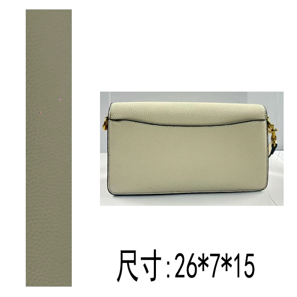 PG827 25新款 时尚百搭休闲白色花花C包 单肩斜挎包