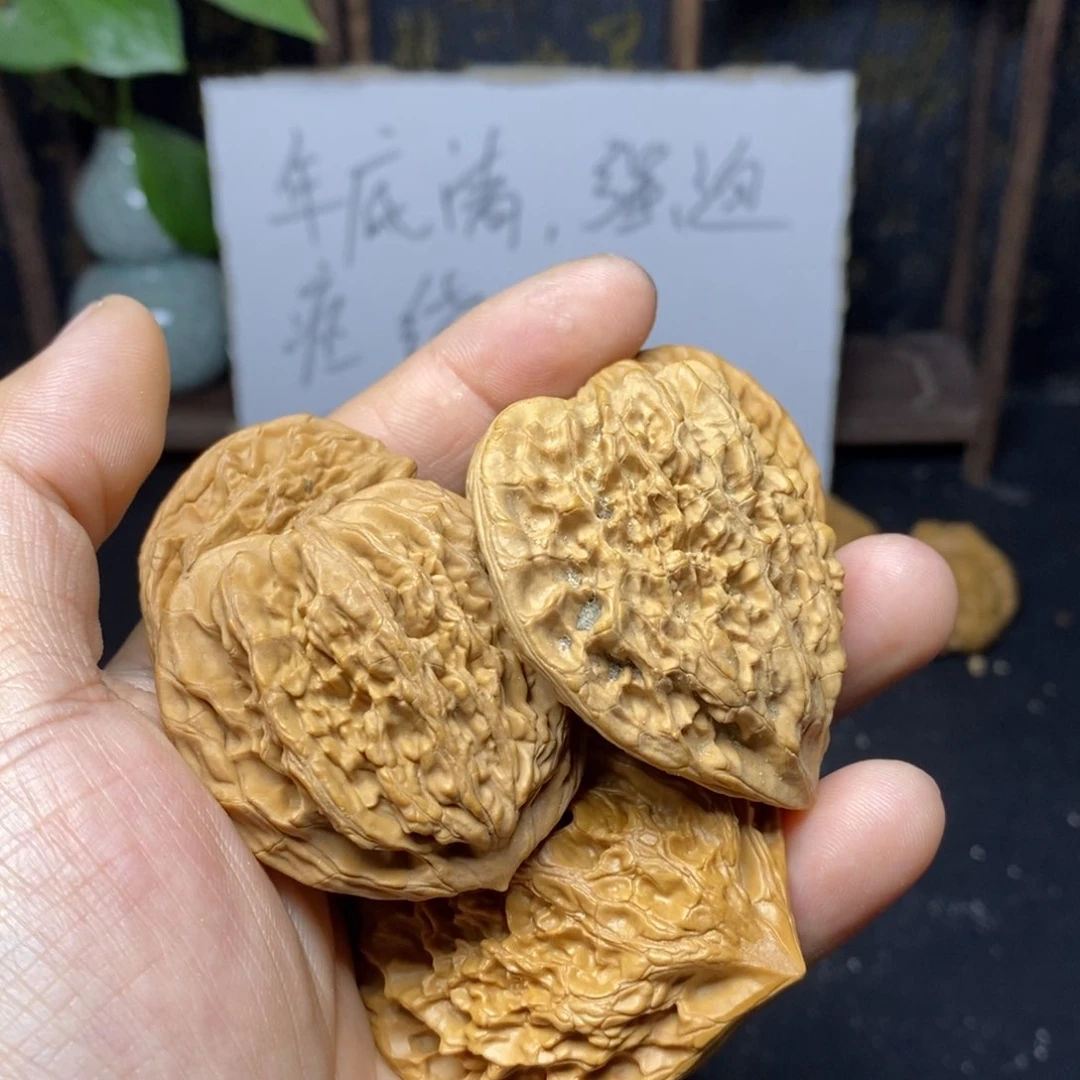 文玩核桃吊坠淅*源6桃心