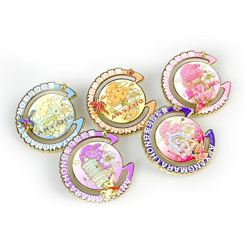 2025安阳马拉松赛事 专属定制徽章 跑千年古都 藏专属印记