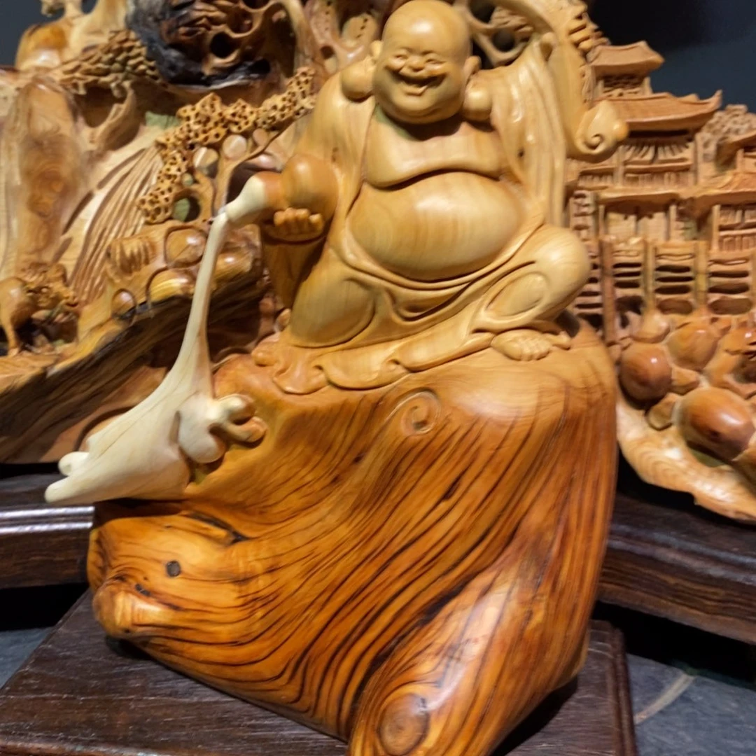 柏木（崖柏）崖柏木雕刻