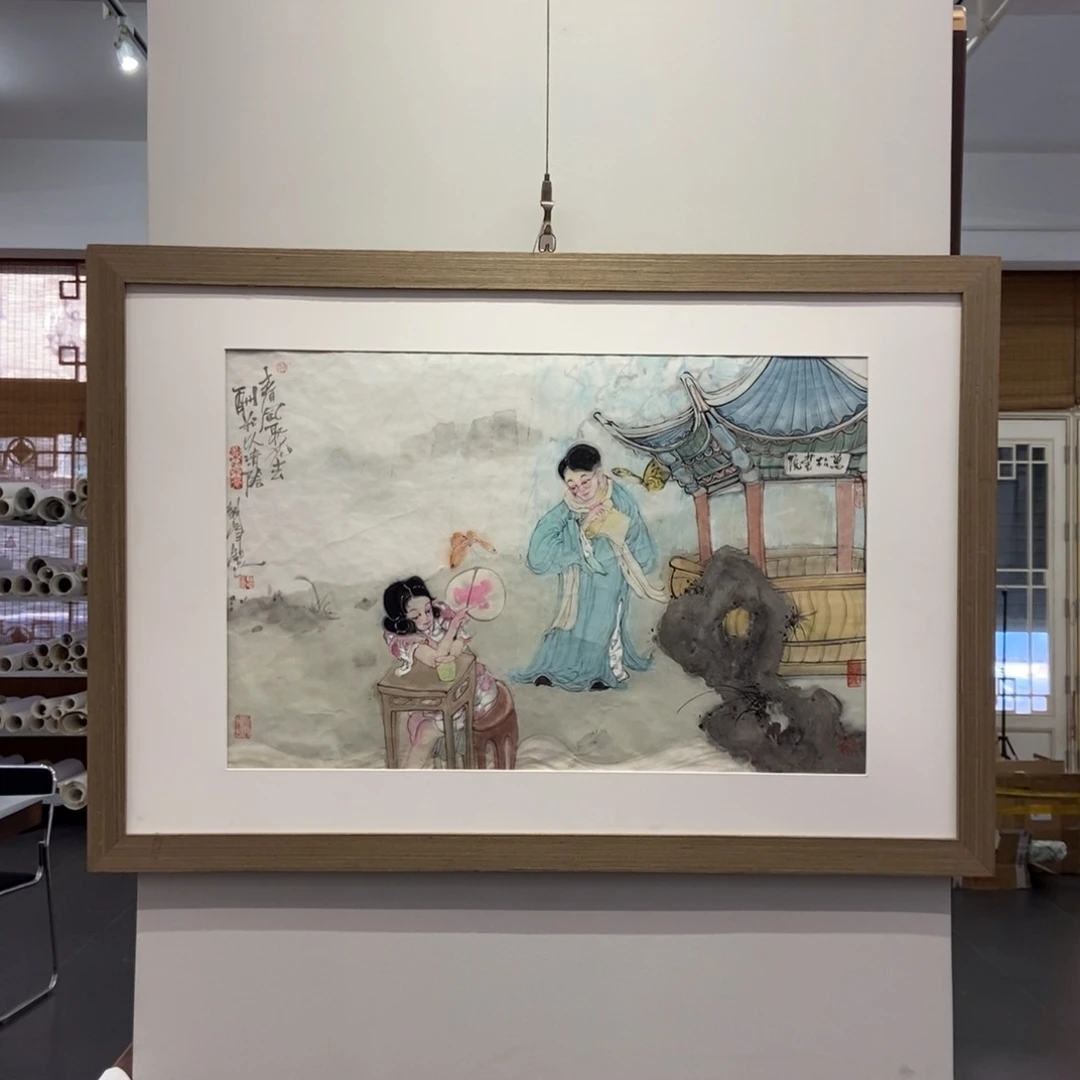 暗***光国画墨鱼精品墨语精品
