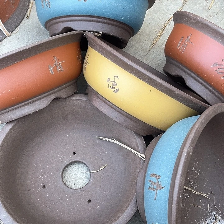 紫砂花盆100/6。26.5/10