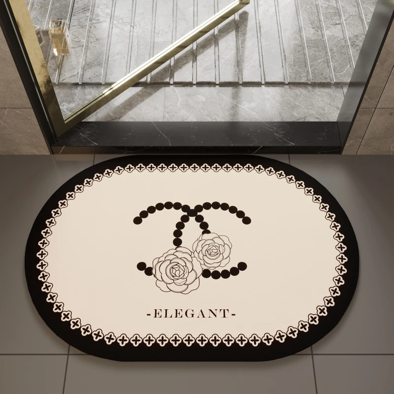 浴室地垫卫生间进门口防滑垫硅藻泥吸水速干地毯地垫入户门垫脚垫