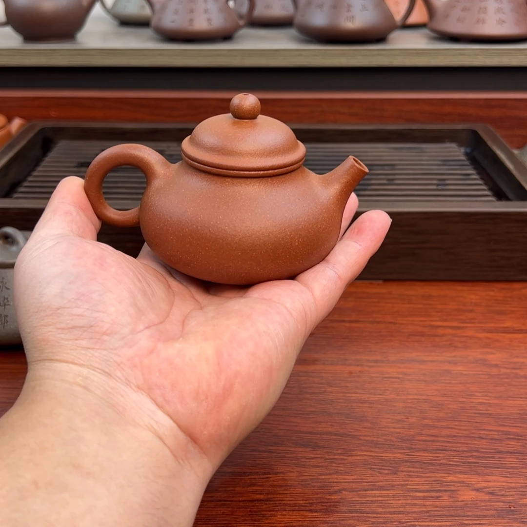 茶壶紫砂容天：155cc 精挑红降坡